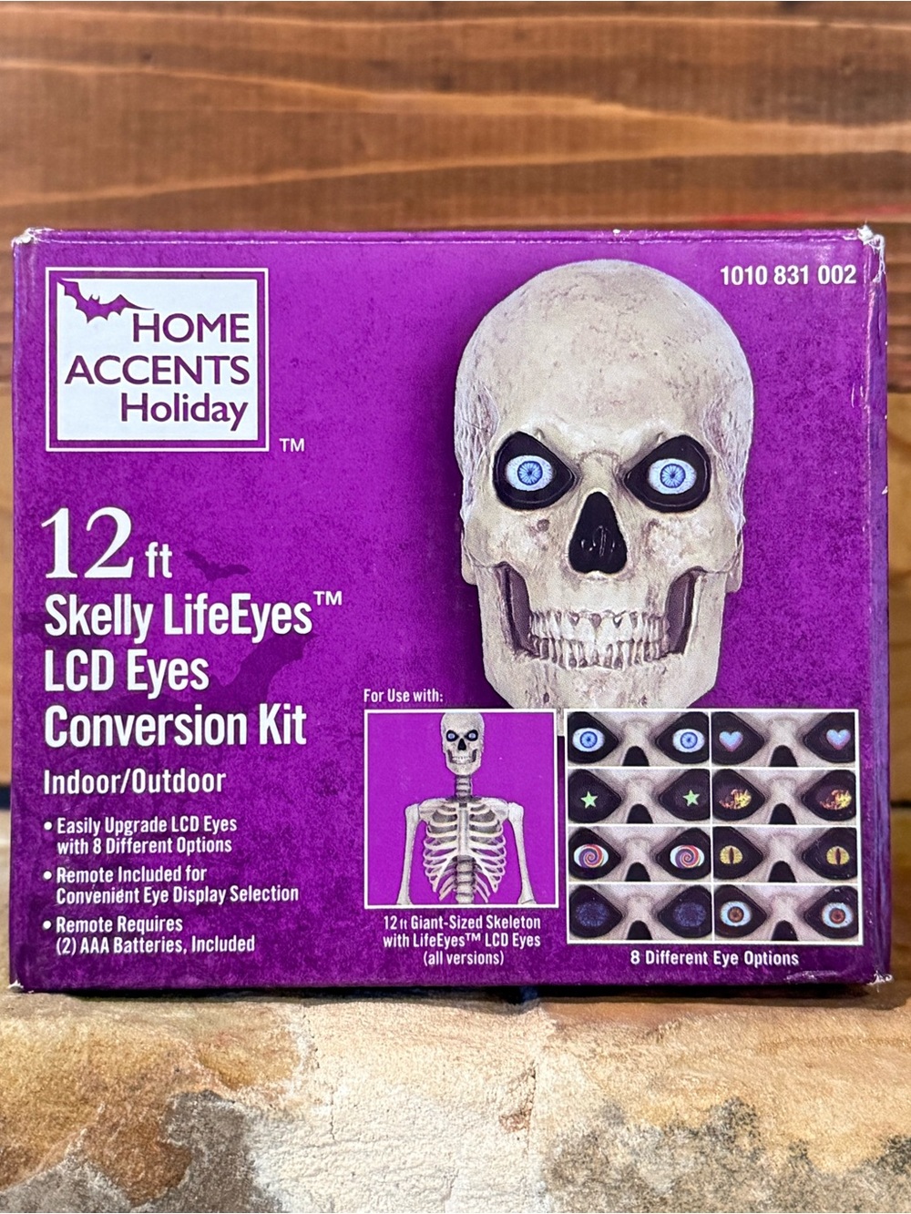 HOME ACCENTS - Halloween 12 ft Skelly LifeEyes LCD Eyes Conversion Kit